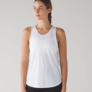 Lululemon x Soulcycle White Sculp Tank II Top Size 2 NWT
